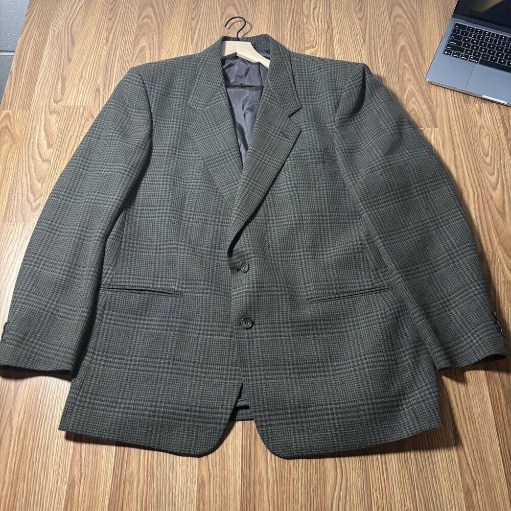 Yves Saint Laurent Men’s Size 44r Large Suit Jacket Wool Blazer Designer